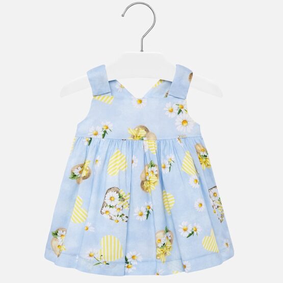 MAYORAL – Sukienka błękitna w stokrotki