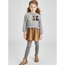 MAYORAL – Sukienka z eko skórką