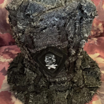 Kapelusz czaszka karnawał